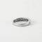 Bague 54.5 Bague en or blanc 18 carats et diamants 58 Facettes