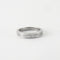 Bague 54.5 Bague en or blanc 18 carats et diamants 58 Facettes