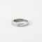 Bague 54.5 Bague en or blanc 18 carats et diamants 58 Facettes
