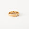 Bague 50 Bague alliance en or jaune 14 carats et diamants 58 Facettes