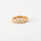 Bague 50 Bague alliance en or jaune 14 carats et diamants 58 Facettes