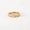 Bague 50 Bague alliance en or jaune 14 carats et diamants 58 Facettes