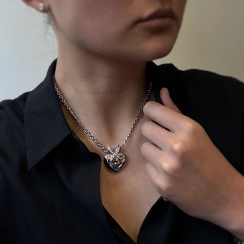 Collier Collier Pendentif Or Diamants Coeur Lien - CHAUMET 58 Facettes 250432R