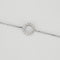 Bracelet Bracelet en or blanc avec cercle de diamants 58 Facettes