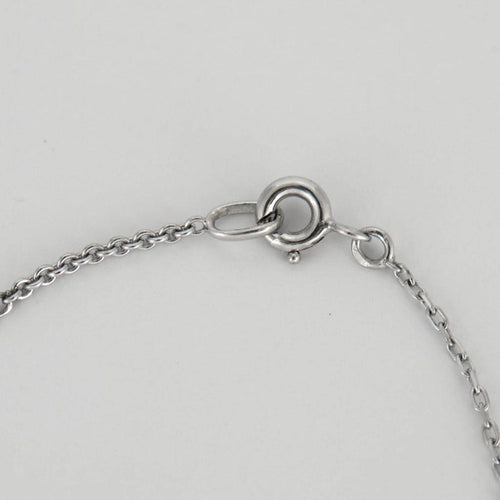 Bracelet Bracelet en or blanc avec cercle de diamants 58 Facettes