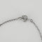 Bracelet Bracelet en or blanc avec cercle de diamants 58 Facettes