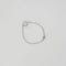 Bracelet Bracelet en or blanc avec cercle de diamants 58 Facettes
