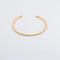 Bracelet Bracelet jonc en or jaune et diamants 58 Facettes
