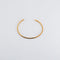 Bracelet Bracelet jonc en or jaune et diamants 58 Facettes