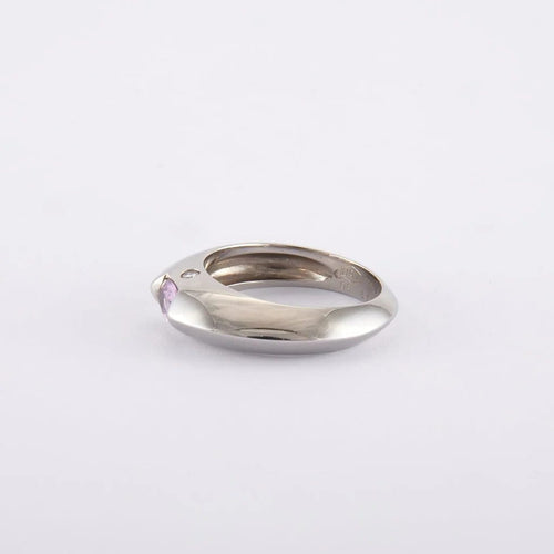 Bague 56 Bague Saphir rose PIAGET 58 Facettes 130168R