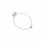 Bracelet Bracelet papillon en or blanc 18 carats et diamants 58 Facettes