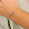 Bracelet Bracelet papillon en or blanc 18 carats et diamants 58 Facettes