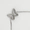 Bracelet Bracelet papillon en or blanc 18 carats et diamants 58 Facettes