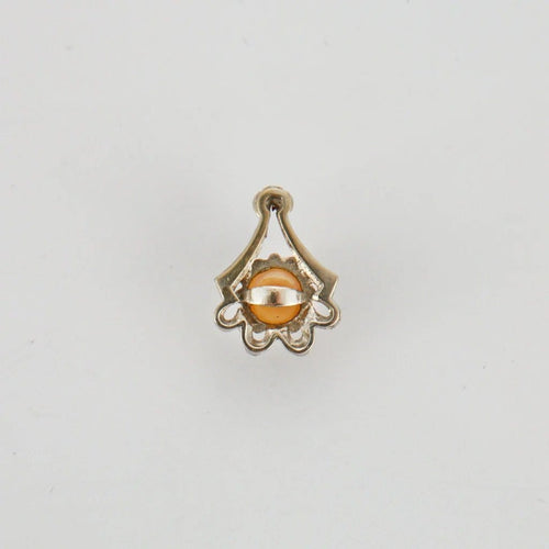 Pendentif Pendentif en or blanc et perle de culture 58 Facettes