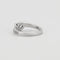 Bague 50.5 Bague en or blanc 18 carats et diamants 58 Facettes
