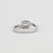 Bague 50.5 Bague en or blanc 18 carats et diamants 58 Facettes