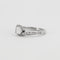 Bague 50.5 Bague en or blanc 18 carats et diamants 58 Facettes