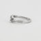 Bague 50.5 Bague en or blanc 18 carats et diamants 58 Facettes
