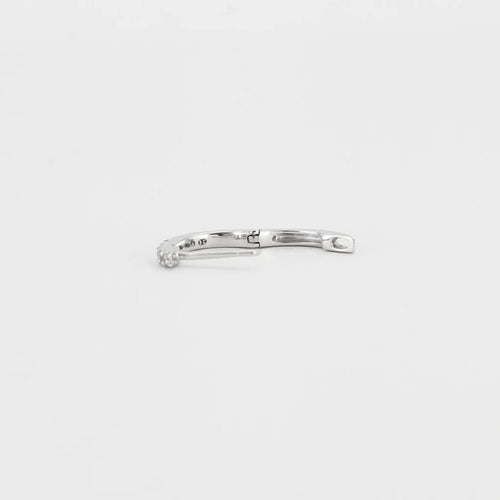 Boucles d'oreilles Boucles d'oreilles en or blanc 18 carats et diamants 58 Facettes