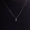 Pendentif Pendentif « A » en or blanc 18 carats et diamants 58 Facettes