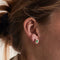 Boucles d'oreilles Boucles d'oreilles en or jaune, émeraudes et diamants 58 Facettes