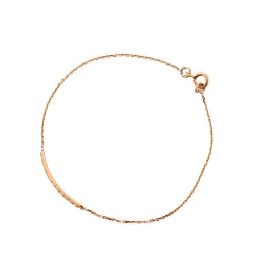 Bracelet Bracelet en or rose 18 carats et diamants 58 Facettes