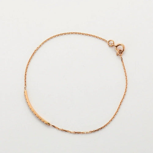 Bracelet Bracelet en or rose 18 carats et diamants 58 Facettes
