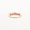Bague 53 Bague en or jaune, rubis et diamants 58 Facettes