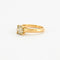 Bague 51 Bague solitaire en or jaune 18 ct et diamant 58 Facettes