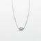 Collier Collier en or blanc 18 carats et diamants 58 Facettes