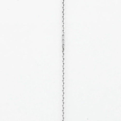 Collier Collier en or blanc 18 carats et diamants 58 Facettes