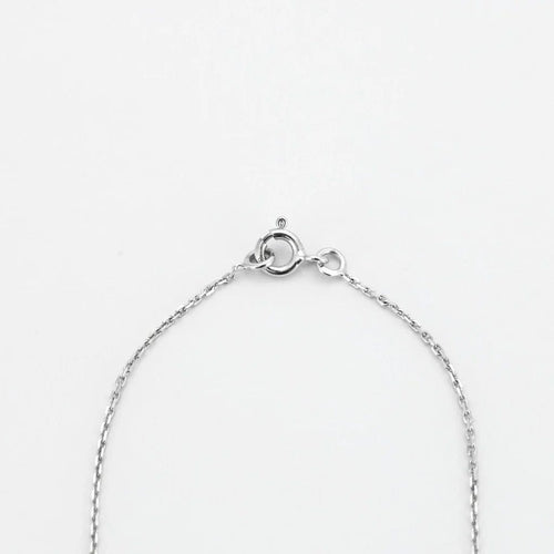 Collier Collier en or blanc 18 carats et diamants 58 Facettes