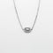 Collier Collier en or blanc 18 carats et diamants 58 Facettes