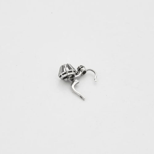 Boucles d'oreilles Boucles d'oreilles en or blanc et diamants 58 Facettes
