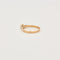 Bague 55 Bague solitaire en or jaune et diamant 58 Facettes