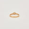 Bague 55 Bague solitaire en or jaune et diamant 58 Facettes