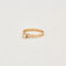 Bague 55 Bague solitaire en or jaune et diamant 58 Facettes