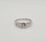 Bague 49.5 Bague en or blanc, diamant naturel et diamants baguette 58 Facettes