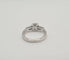 Bague 49.5 Bague en or blanc, diamant naturel et diamants baguette 58 Facettes