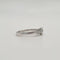 Bague 49.5 Bague en or blanc, diamant naturel et diamants baguette 58 Facettes