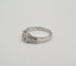 Bague 49.5 Bague en or blanc, diamant naturel et diamants baguette 58 Facettes