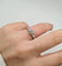 Bague 49.5 Bague en or blanc, diamant naturel et diamants baguette 58 Facettes
