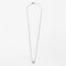Collier Collier en or blanc 18 carats et diamant princesse 58 Facettes
