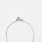 Collier Collier en or blanc 18 carats et diamant princesse 58 Facettes