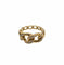 Bague 54.5 Bague en or jaune 18 carats et diamants 58 Facettes