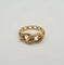 Bague 54.5 Bague en or jaune 18 carats et diamants 58 Facettes