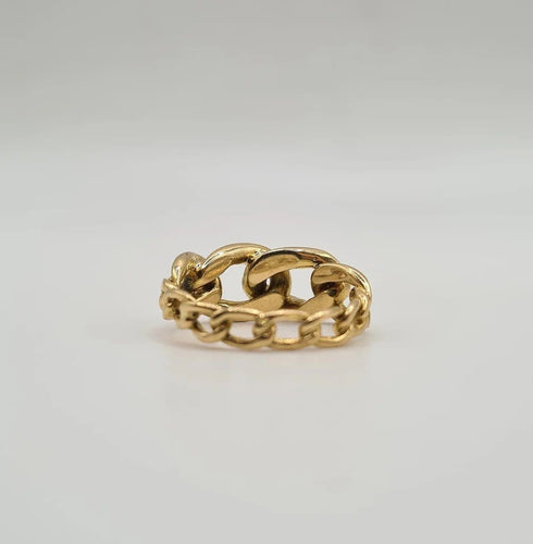 Bague 54.5 Bague en or jaune 18 carats et diamants 58 Facettes