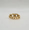 Bague 54.5 Bague en or jaune 18 carats et diamants 58 Facettes