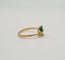 Bague 49.5 Bague en or jaune 18 carats, émeraude et diamants 58 Facettes