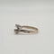 Bague 55.5 Bague en or blanc sertie de diamants naturels 58 Facettes